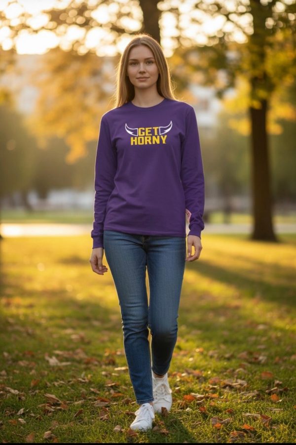 Women's Fan Favorite Long Sleeve Purple Tee